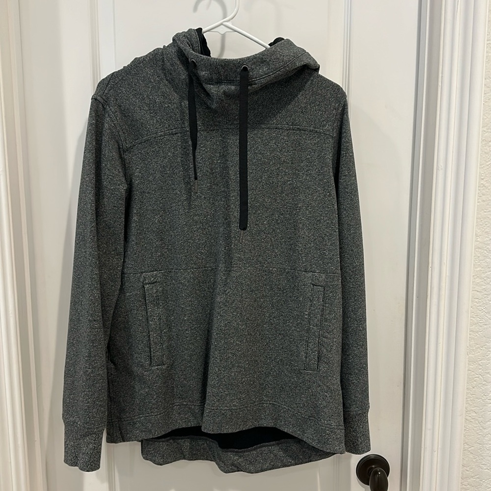 Lululemon Grey Hooded Sweatshirt w/ front pocket